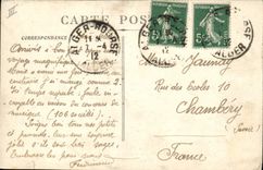 CPA Bateau Paquebot Timgad Nouveau Paquebot Francais a double helice de la Cie Generale Transatlantique 