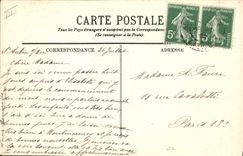 VINTAGE POSTCARD Children Beach a strong Bathing suit