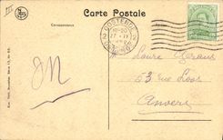 VINTAGE POSTCARD Woman Ostend Bathing suit Our bathers