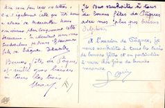 VINTAGE POSTCARD Fantasy Illustrator Children Easter Rabbits