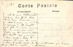 VINTAGE POSTCARD Militaria a French station has Carency