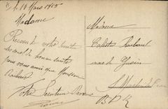 VINTAGE POSTCARD Militaria rest behind of the lines