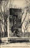 CPA Militaria Foret de Compiegne Le monument de l'armistice pres Rethondes Aigle