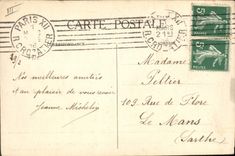 VINTAGE POSTCARD Militaria a camping of Dragons close Choisy to the Vat