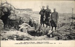 VINTAGE POSTCARD Militaria Museum of the army Church of the Invalids Our martyrs for the Right and Freedom