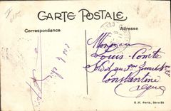 CPA Fantaisie Illustrateur Femme Chien