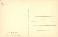 CPA Folklore Pays basque Type de vieillard basque Legat