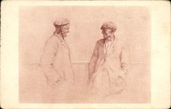 CPA Folklore types basques 