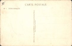 CPA Folklore types basques 