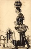 CPA Folklore Pays basque Jour de marche Jacques Le Tanneur 
