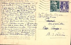 CPA Folklore Pays basque Jour de marche Jacques le Tanneur