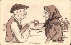 CPA Folklore Souvenirs de jeunesse 