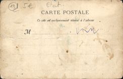 POSTAL Marsella de la VENDIMIA una esquina del barco del puerto viejo