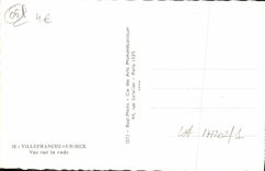 CPM Villefranche Sur Mer Vue sur la rade Bateaux