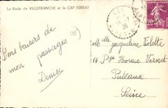 CPA La Rade de Villefranche et le Cap Ferrat