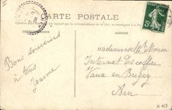 VINTAGE POSTCARD Last moments and last words of Bernadette