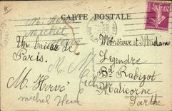 CPA Monseigneur Roland Gosselin Eveque de Mosynopie 