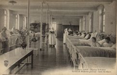 VINTAGE POSTCARD Lyon Hospital St Pothin Service of general medicine Room co. Marie Nurse