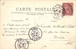 VINTAGE POSTCARD Montpellier Medical school