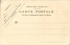 VINTAGE POSTCARD Holy Galmier Source Badoit Musketeer