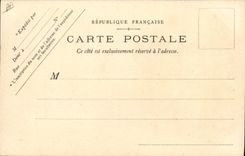 CPA Saint Galmier Source Badoit Chasse au faucoun Rapace