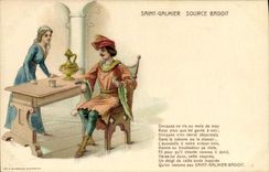 CPA Saint Galmier Source Badoit 