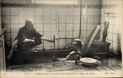 CPA Dax Etablissement thermal des Baignots le bain de boue 