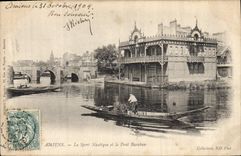 CPA Amiens Le sport nautique et le pont Baraban 