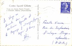 CPM Centre sportif Gillette Stage des Jeunes Espoirs francais a Angon Talloires