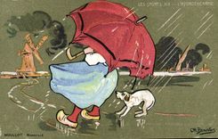 CPA L'Hydrotherapie Chein Moulin a vent Illustrateur Beauvais 