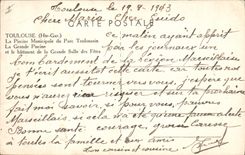 CPA Toulouse La piscine municipale du parc toulousain La grande piscine et le batiment de la grande salle des fetes 