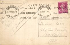 CPA Aviron Evian les Bains La plage 