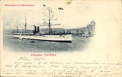 CPA Bateau Paquebot Yarra Messageries Maritimes 