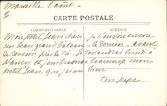 VINTAGE POSTCARD Boat Transatlantic Steamer Co Gle Town of Algiers by heavy sea