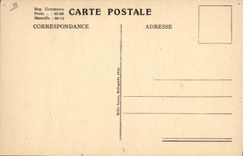 VINTAGE POSTCARD Bateau Steamer has 2 propellers Valdivia Fumoir of the 1st classes fast Tabac Line Marseilles Dakar Bresil Plata