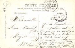 VINTAGE POSTCARD Lucie First name