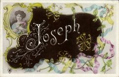 VINTAGE POSTCARD Joseph First name