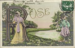 CPA Prenom Rose
