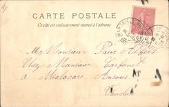 VINTAGE POSTCARD Fantasy Illustrator Samaritaine Marseilles Woman