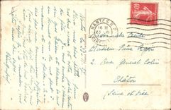 VINTAGE POSTCARD Fantasy Illustrator House under snow