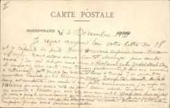 VINTAGE POSTCARD Militaria Batterie German close to the cemetery of Herimenil shell give up