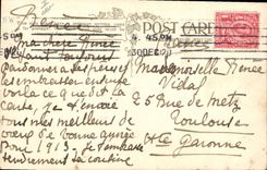 Folklore de los niños de Parkinson del ilustrador de la fantasía de la POSTAL de la VENDIMIA