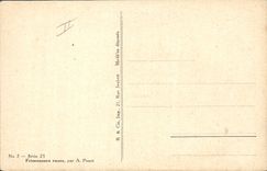 VINTAGE POSTCARD Fantasy Illustrator Penot Frimousses Roses