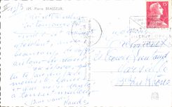 MODERN CARD Cinema Pierre Brasseur Cigarette Tobacco