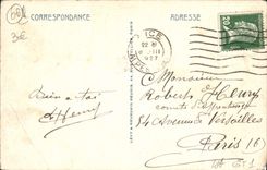 VINTAGE POSTCARD Villefranche On Sea the City and the Roads Boats