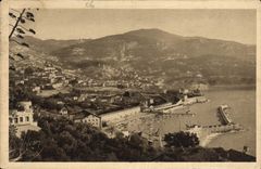 VINTAGE POSTCARD Villefranche On Sea
