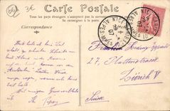 VINTAGE POSTCARD Villefranche On Sea Boats