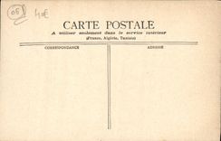 VINTAGE POSTCARD Villefranche On Overall picture Sea of the Port