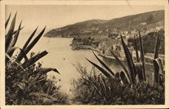 CPA Villefranche sur Mer Coucher de soleil sur la rade Bateau