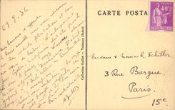 VINTAGE POSTCARD Castle of Valencay Dimensions Northern